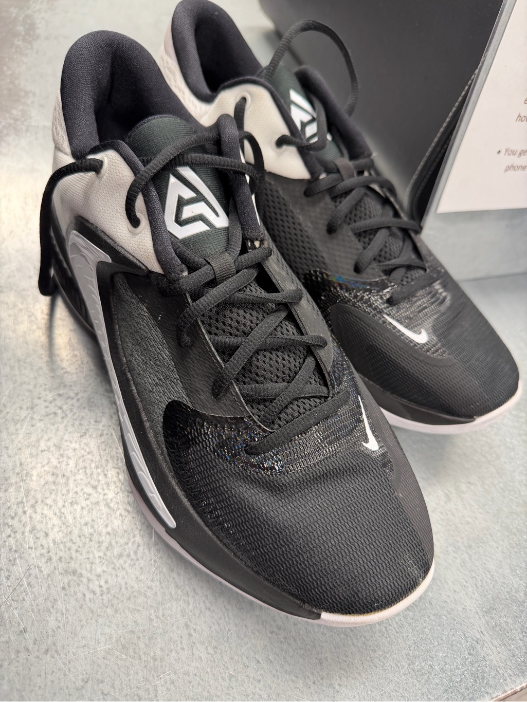 Nike Black And Light Gray Performance Trainers